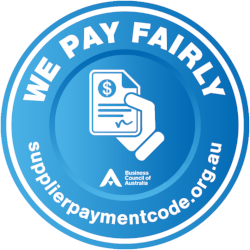 We pay fairly logo